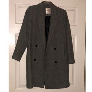 Zara Masculine Coat Grey XS